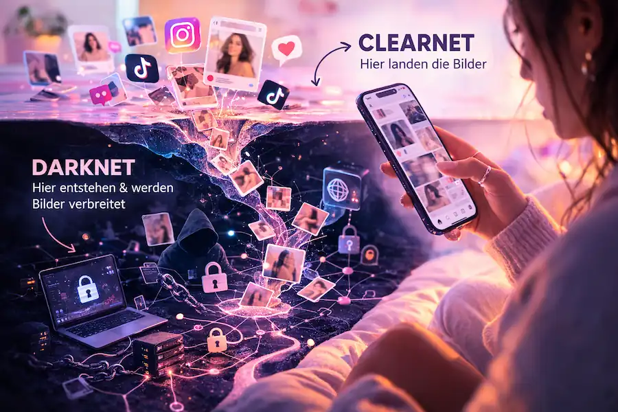 Unterschied zwischen Darknet als Quelle und Clearnet als Veröffentlichungsort Unterschied zwischen Darknet als Quelle und Clearnet als Veröffentlichungsort